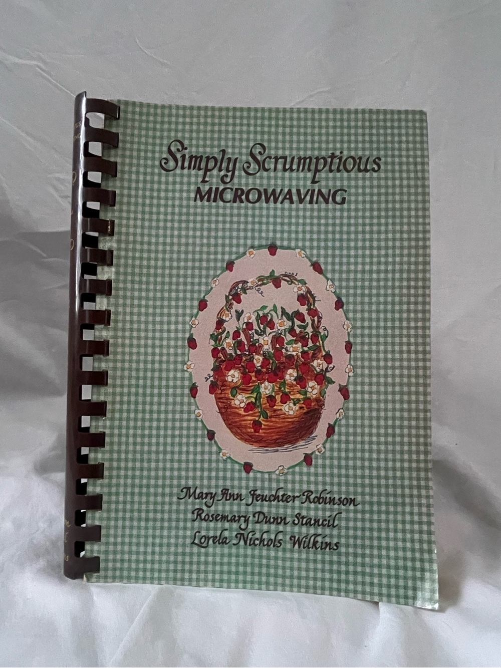 Vintage 1980s Simply Scrumptious Microwaving Cookbook Spiral Bound Retro Kitchen